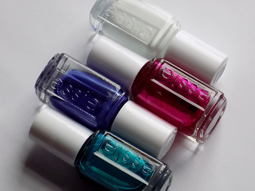 essie watercolor watermarble bottles Tea & Nail Polish