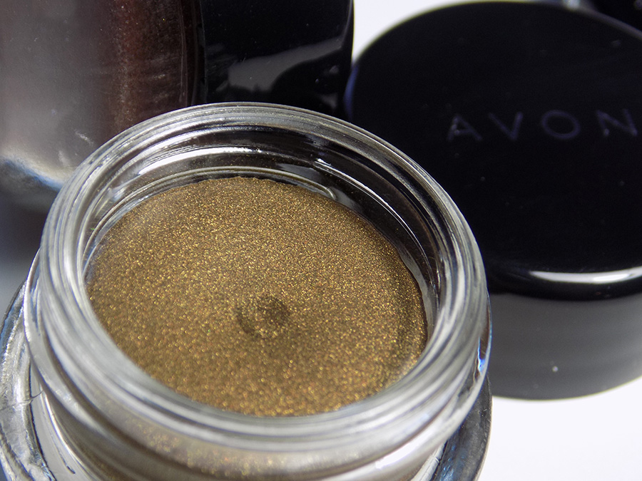 Avon Metal Mania Copper Metallic Cream Eyeshadow Tea & Nail Polish