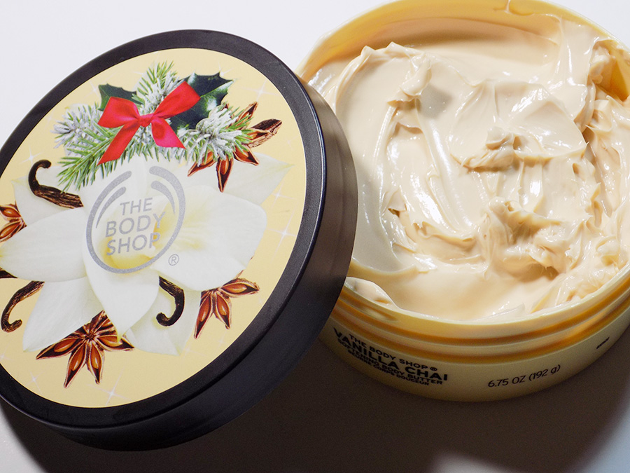 The Body Shop Vanilla Chai Body Butter Holiday 2016 Review Tea & Nail