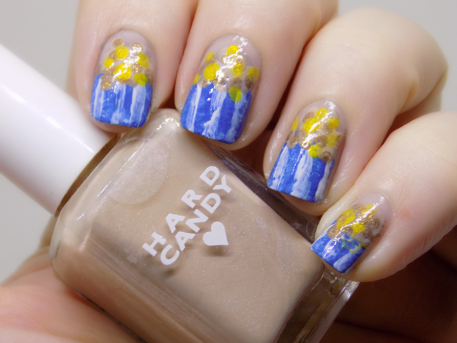 Popcorn Day Nails Hard Candy Claws Up Tea & Nail Polish