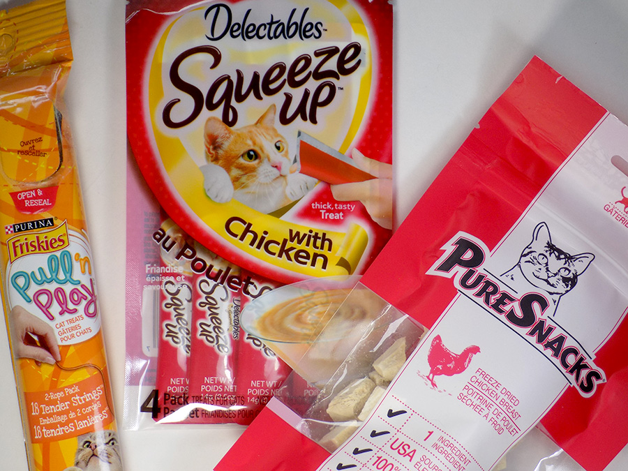 Latest Favourite Cat Treats From Delectables, Friskies, Pure Snacks